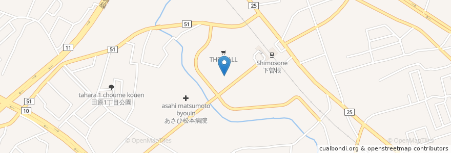 Mapa de ubicacion de サイゼリヤ en Япония, Фукуока, 北九州市, 小倉南区.