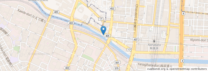 Mapa de ubicacion de ボイストレーニング&ヘルスケアKISS 東京校 en Japonya, 東京都, 千代田区.