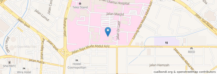 Mapa de ubicacion de Institut Pediatrik en Malezya, Selangor, Kuala Lumpur.