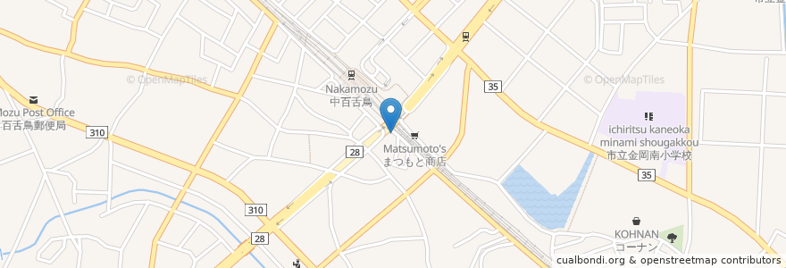 Mapa de ubicacion de べらしお en Jepun, 大阪府, 堺市, 北区.