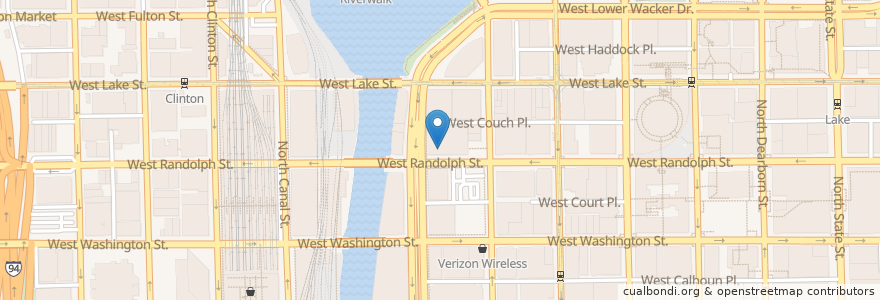Mapa de ubicacion de Beatrix Market en Estados Unidos Da América, Illinois, Chicago.