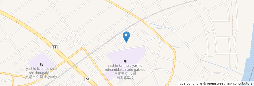 Mapa de ubicacion de 八潮保育園 en Japan, 埼玉県, 八潮市.