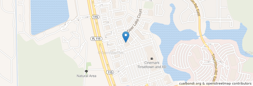 Mapa de ubicacion de Pho Today en États-Unis D'Amérique, Floride, Comté De Duval, Jacksonville.