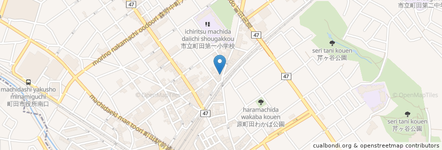 Mapa de ubicacion de 串カツ田中 町田店 en Japon, Tokyo, 町田市.