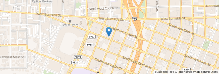 Mapa de ubicacion de Gildas Italian Restaurant en Amerika Birleşik Devletleri, Oregon, Portland, Multnomah County.