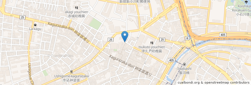 Mapa de ubicacion de としまや en Japão, Tóquio, 新宿区.