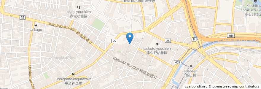 Mapa de ubicacion de Lastricato en Japan, Tokio, 新宿区.