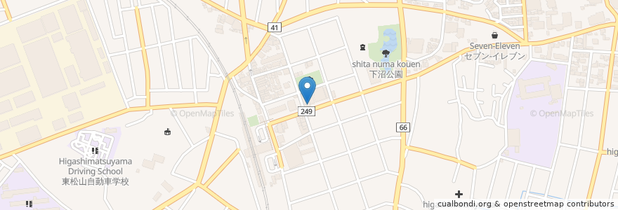 Mapa de ubicacion de オリオン歯科 en 日本, 埼玉県, 東松山市.