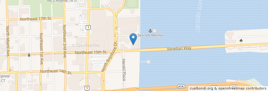 Mapa de ubicacion de Mike's at Venetia en Vereinigte Staaten Von Amerika, Florida, Miami-Dade County, Miami.