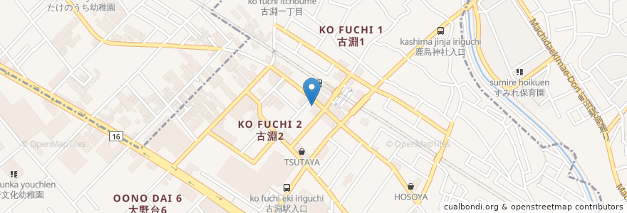 Mapa de ubicacion de ツルハドラッグ en Japan, 神奈川県, 相模原市, 南区.