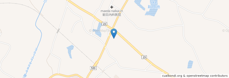 Mapa de ubicacion de ディスカウントドラッグ コスモス en Japonya, 大分県, 中津市.