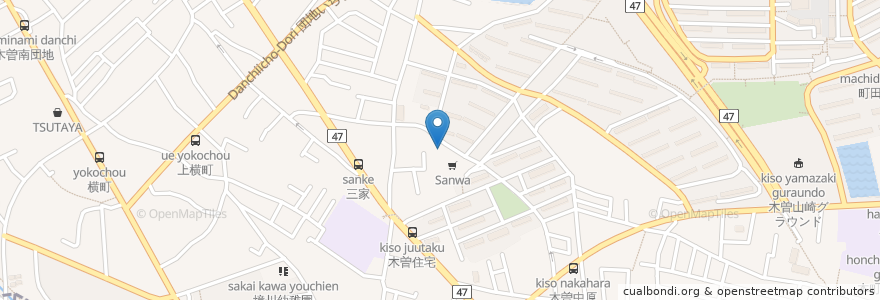 Mapa de ubicacion de おぎの歯科医院 en Japan, Tokyo, Machida.