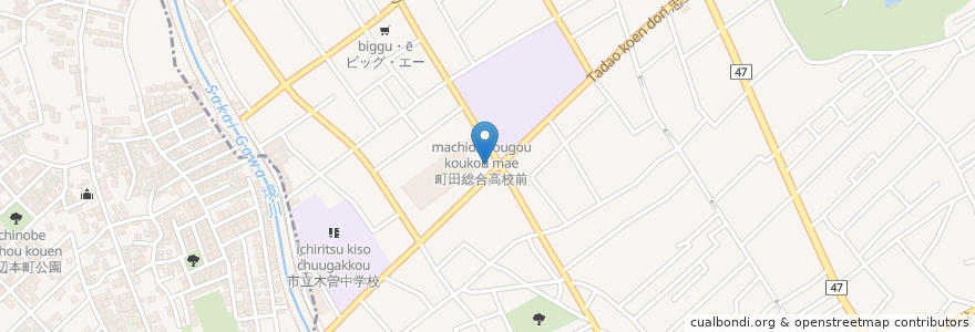 Mapa de ubicacion de あとう皮膚科・形成外科クリニック en ژاپن, 東京都, 町田市.