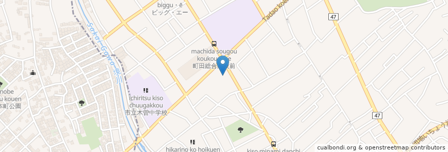 Mapa de ubicacion de 三沢こどもクリニック en Giappone, Tokyo, 町田市.
