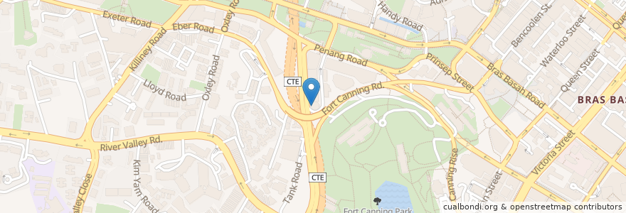 Mapa de ubicacion de HopHeads Bar en سنغافورة, Central.
