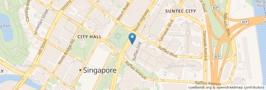 Mapa de ubicacion de TAP Craft Beer Bar en Singapura, Central.