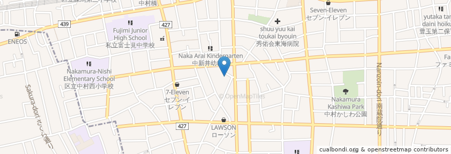 Mapa de ubicacion de ベネッセ中村橋保育園 en Japon, Tokyo, 練馬区.