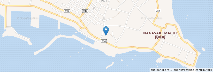Mapa de ubicacion de 大杉神社 en ژاپن, 千葉県, 銚子市.