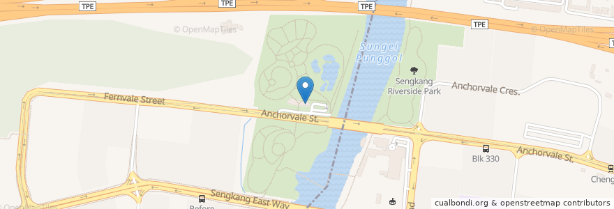 Mapa de ubicacion de O'My Kampong en Singapore, Central.
