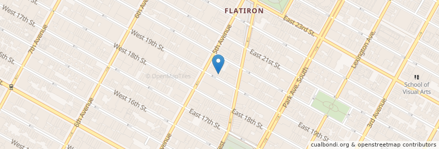 Mapa de ubicacion de Thai Villa en 미국, 뉴욕, New York, New York County, Manhattan, Manhattan Community Board 5.