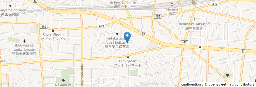 Mapa de ubicacion de 上原歯科医院 en Japón, Tokio, Nerima.