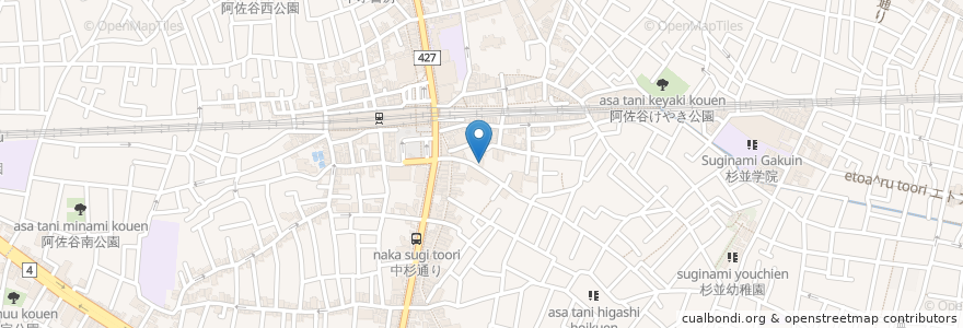 Mapa de ubicacion de さとう歯科 en اليابان, 東京都, 杉並区.