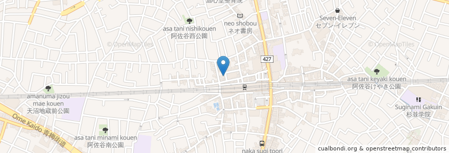 Mapa de ubicacion de 44sonic en Japão, Tóquio, 杉並区.