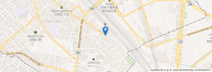 Mapa de ubicacion de 明月寺 en Jepun, 東京都, 北区.