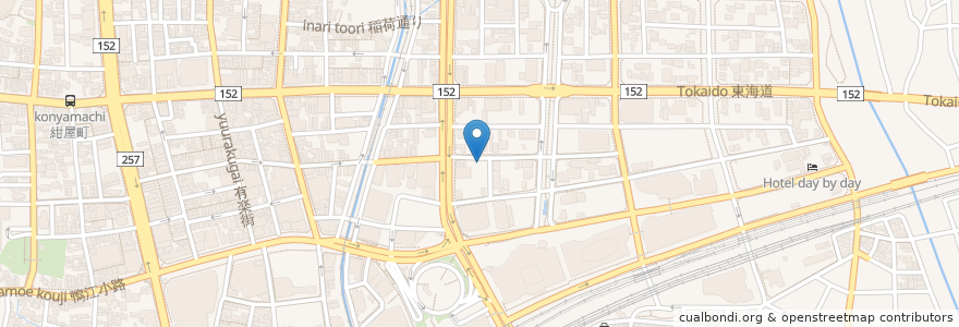 Mapa de ubicacion de 名鉄協商パーキング浜松板屋町第２ en Japan, Präfektur Shizuoka, 浜松市, 中区.