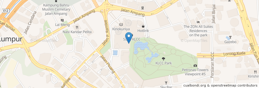 Mapa de ubicacion de Dome en Maleisië, Selangor, Kuala Lumpur.