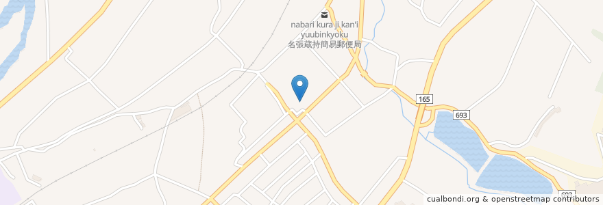 Mapa de ubicacion de モスバーガー 名張店 en Giappone, Prefettura Di Mie, 名張市.