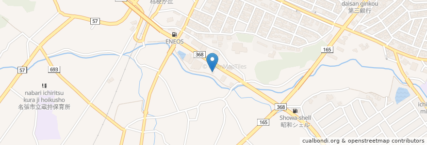 Mapa de ubicacion de 天理スタミナラーメン 名張店 en Japonya, 三重県, 名張市.