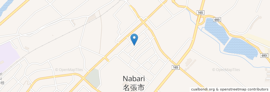 Mapa de ubicacion de 和風茶屋 緑 en Japan, Mie Prefecture, Nabari.