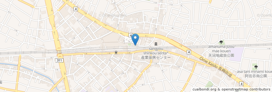 Mapa de ubicacion de 鳥もと en اليابان, 東京都, 杉並区.