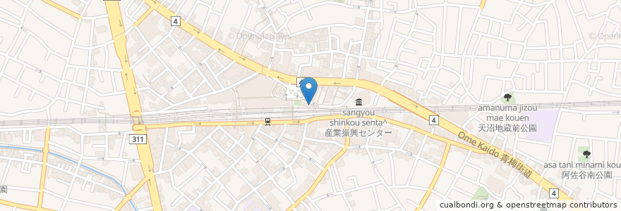 Mapa de ubicacion de あさちゃん en Japão, Tóquio, 杉並区.