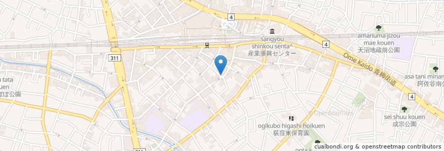 Mapa de ubicacion de ドイドイケバブ en ژاپن, 東京都, 杉並区.