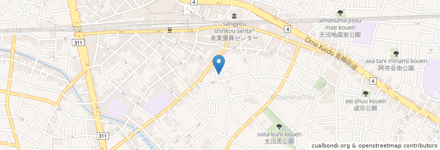 Mapa de ubicacion de とくしげ医院 en Japan, Tokyo, Suginami.