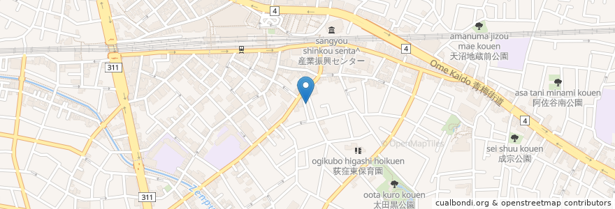 Mapa de ubicacion de HASHIMOTO en اليابان, 東京都, 杉並区.