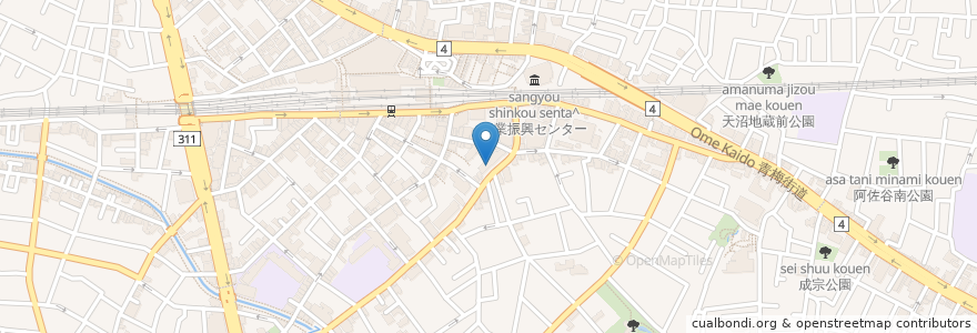 Mapa de ubicacion de クロダ薬局 en Japan, Tokyo, Suginami.