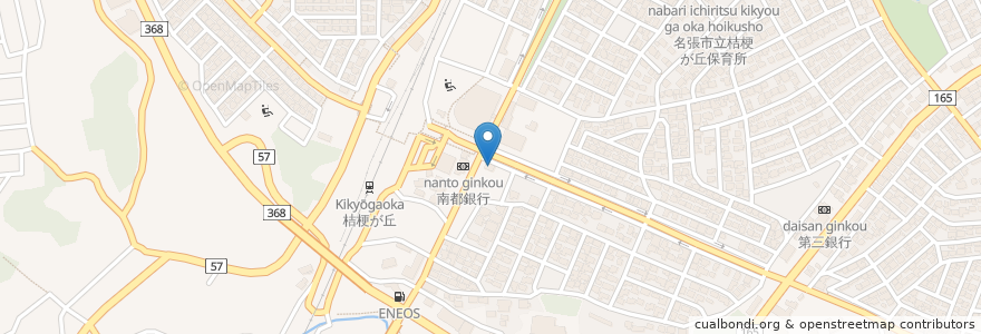 Mapa de ubicacion de 桔梗が丘大門歯科医院 en Japonya, 三重県, 名張市.