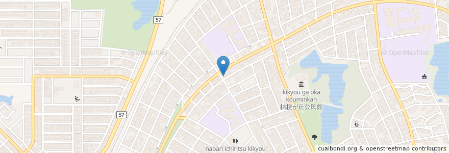 Mapa de ubicacion de 京寿司 都人 桔梗が丘店 en Japan, 三重県, 名張市.