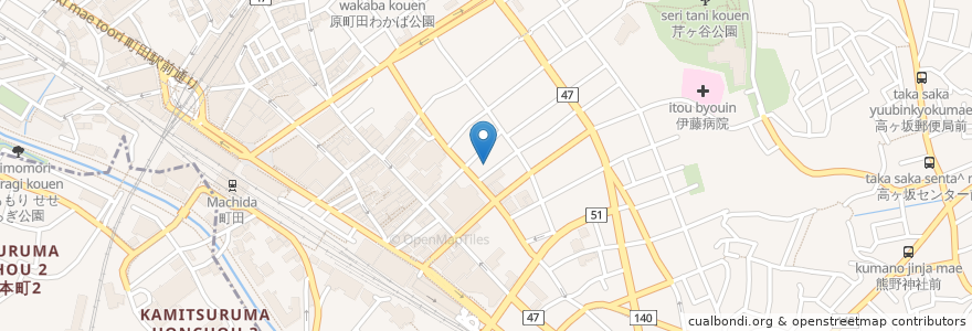 Mapa de ubicacion de すぎ内科・糖尿病クリニック en Giappone, Tokyo, 町田市.