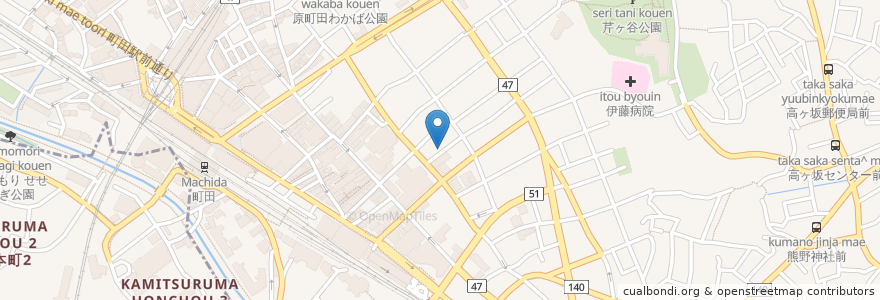 Mapa de ubicacion de 佐藤威文前立腺クリニック en ژاپن, 東京都, 町田市.