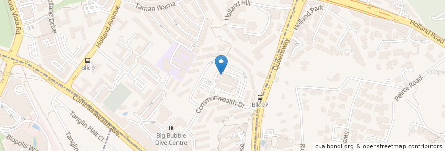 Mapa de ubicacion de Two Chefs Eating Place en Singapour, Central, Northwest.
