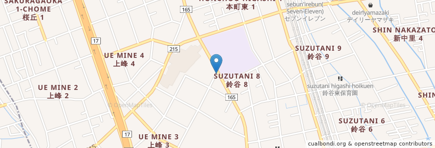 Mapa de ubicacion de 冨久カフェ en Giappone, Prefettura Di Saitama, さいたま市, 中央区.