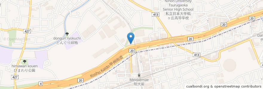 Mapa de ubicacion de ニッポンレンタカー en Japan, 東京都, 杉並区.