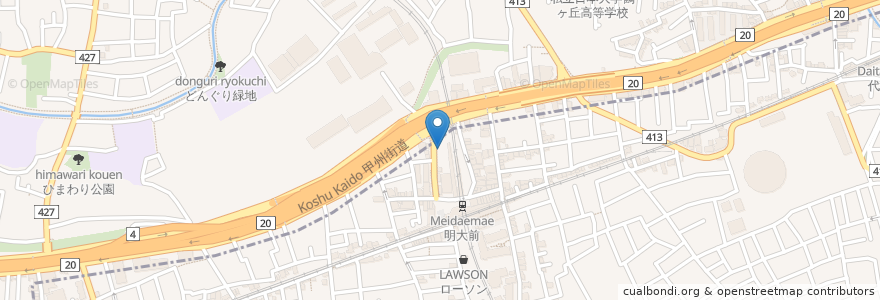 Mapa de ubicacion de 力蔵タワーパーキング en Japon, Tokyo, 杉並区.