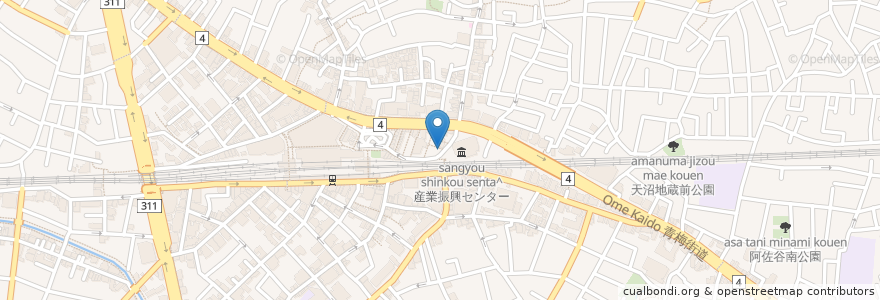 Mapa de ubicacion de Ohako en Japan, Tokyo, Suginami.