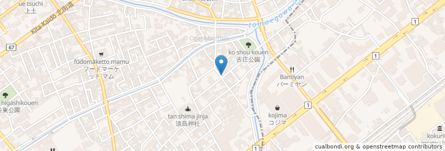 Mapa de ubicacion de 溝口歯科クリニック en 日本, 静冈县, 静岡市, 葵区.