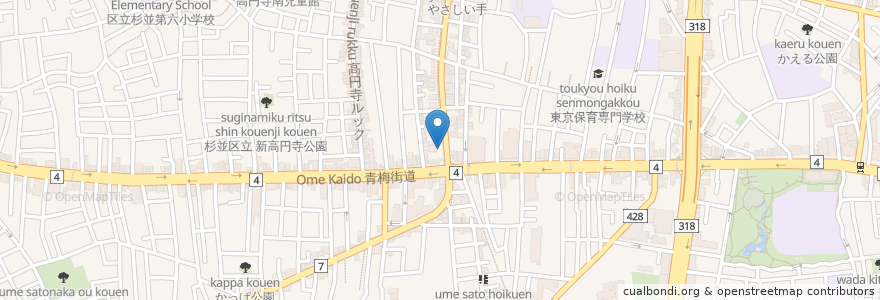 Mapa de ubicacion de ParkJapan en Япония, Токио, Сугинами.